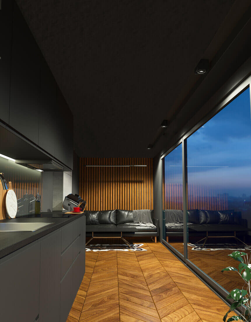 Container home render