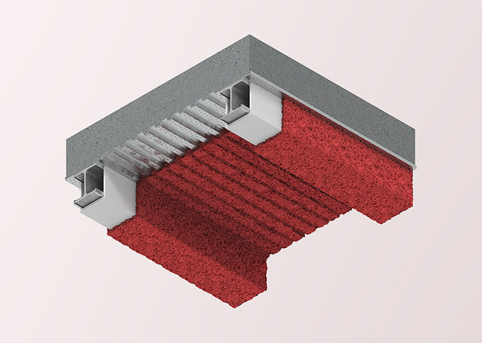 K-13 Thermal Acoustic Insulation in custom red color