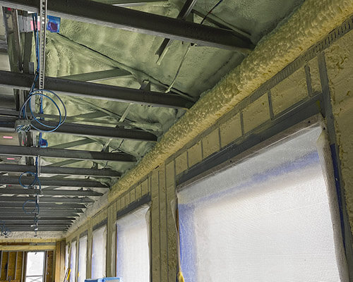 Open cell spray foam