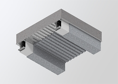 SonaSpray "fc" acoustical insulation in custom grey color