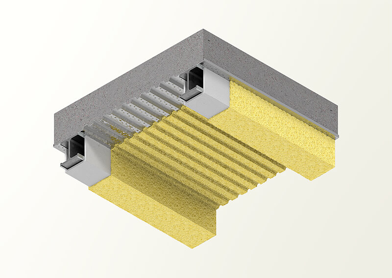 SonaSpray "fc" acoustical insulation in custom yellow color