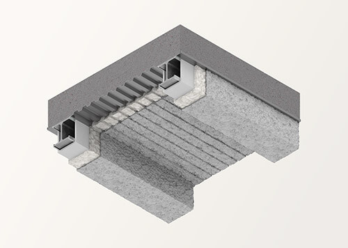 Ure-K Thermal Acoustic Insulation in standart light grey color